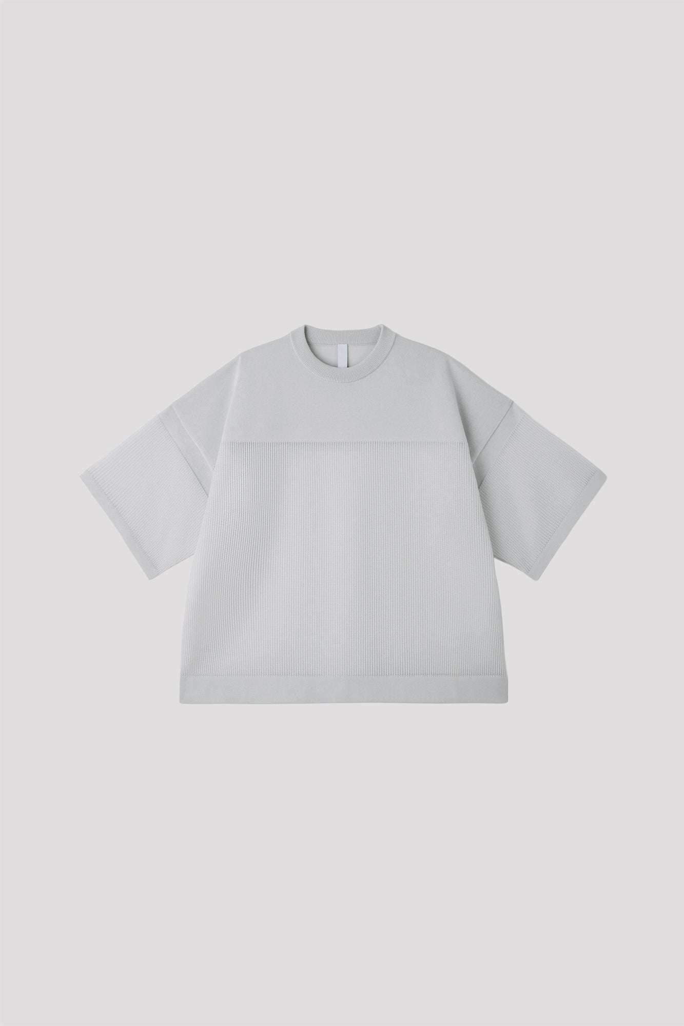 WAFFLE LUCENT SHORT SLEEVE TEE SHIRT - HAZE GRAY MULTI 3