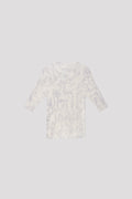 DYEING SHORT SLEEVE TOP - WHITE MULTI 10