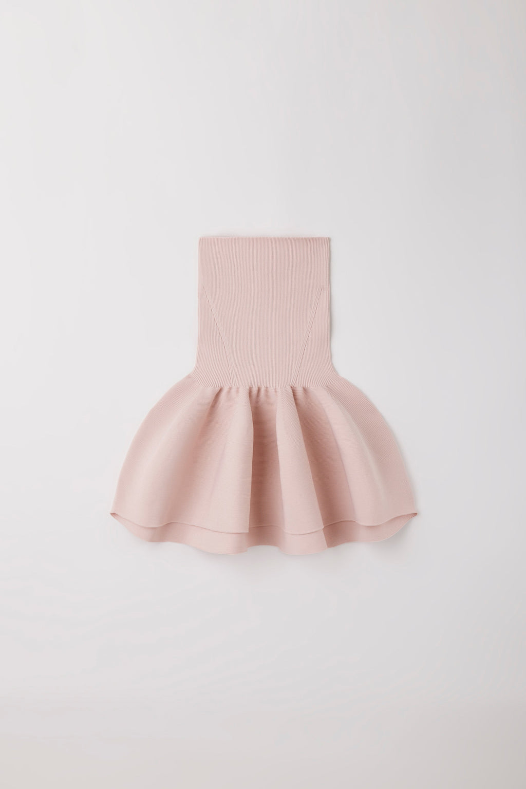 POTTERY HS GLITTER STRAPLESS TOP - EGGSHELL PINK-OPAL