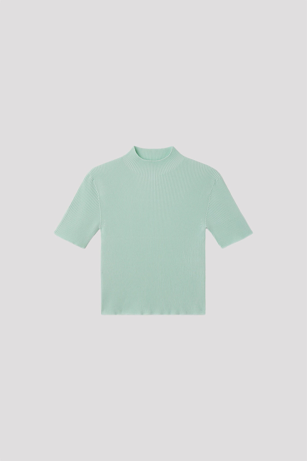 PORTRAIT SHORT SLEEVE TOP - CLEARLY AQUA