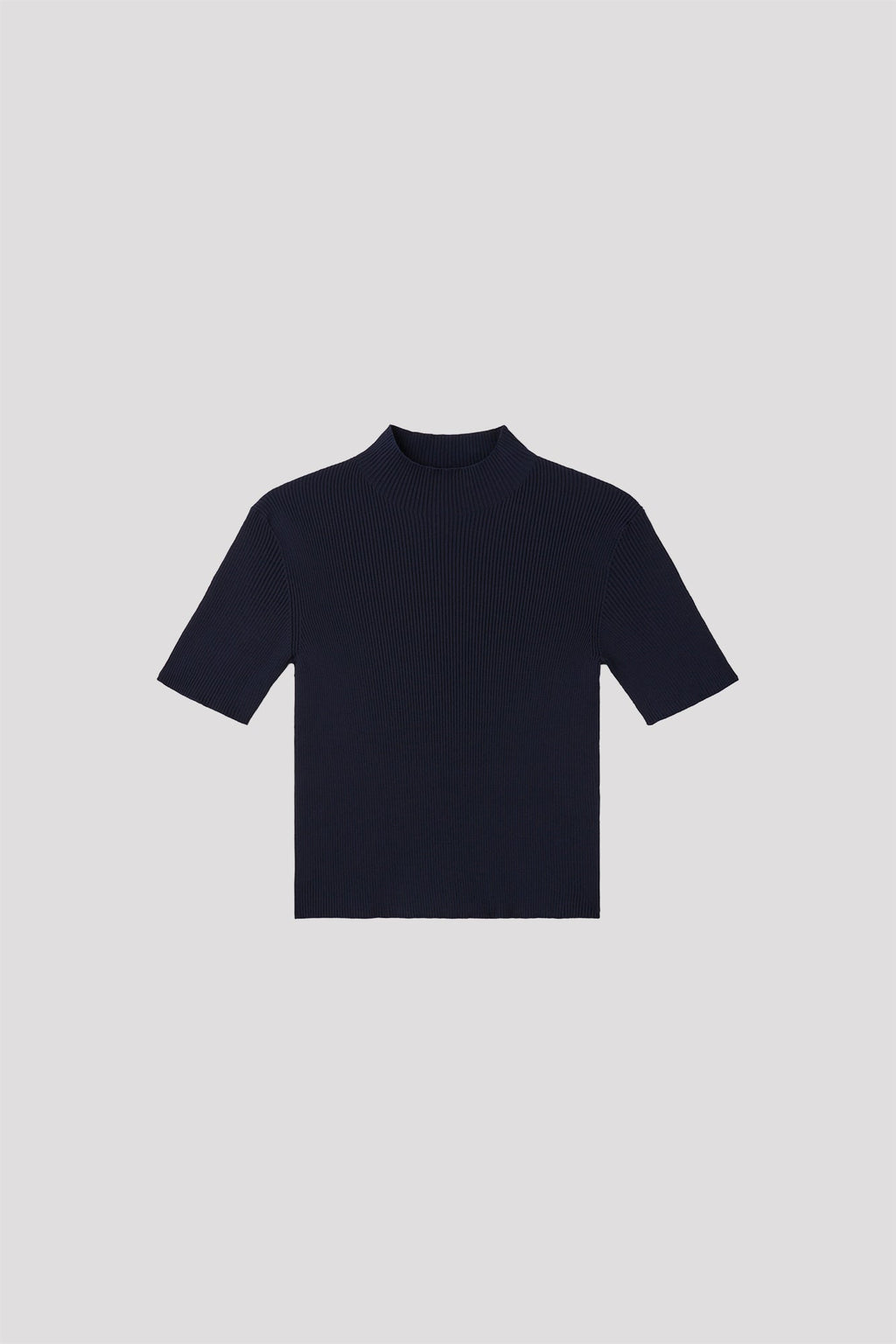 PORTRAIT SHORT SLEEVE TOP - NAVY