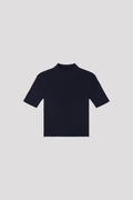 PORTRAIT SHORT SLEEVE TOP - NAVY