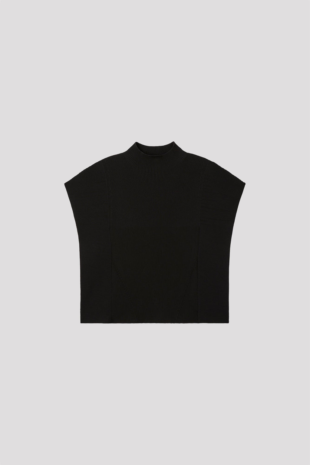 PORTRAIT CREASE TOP - BLACK