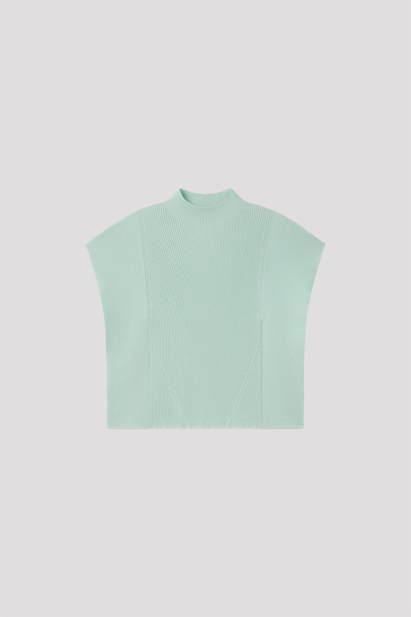 PORTRAIT CREASE TOP - CLEARLY AQUA