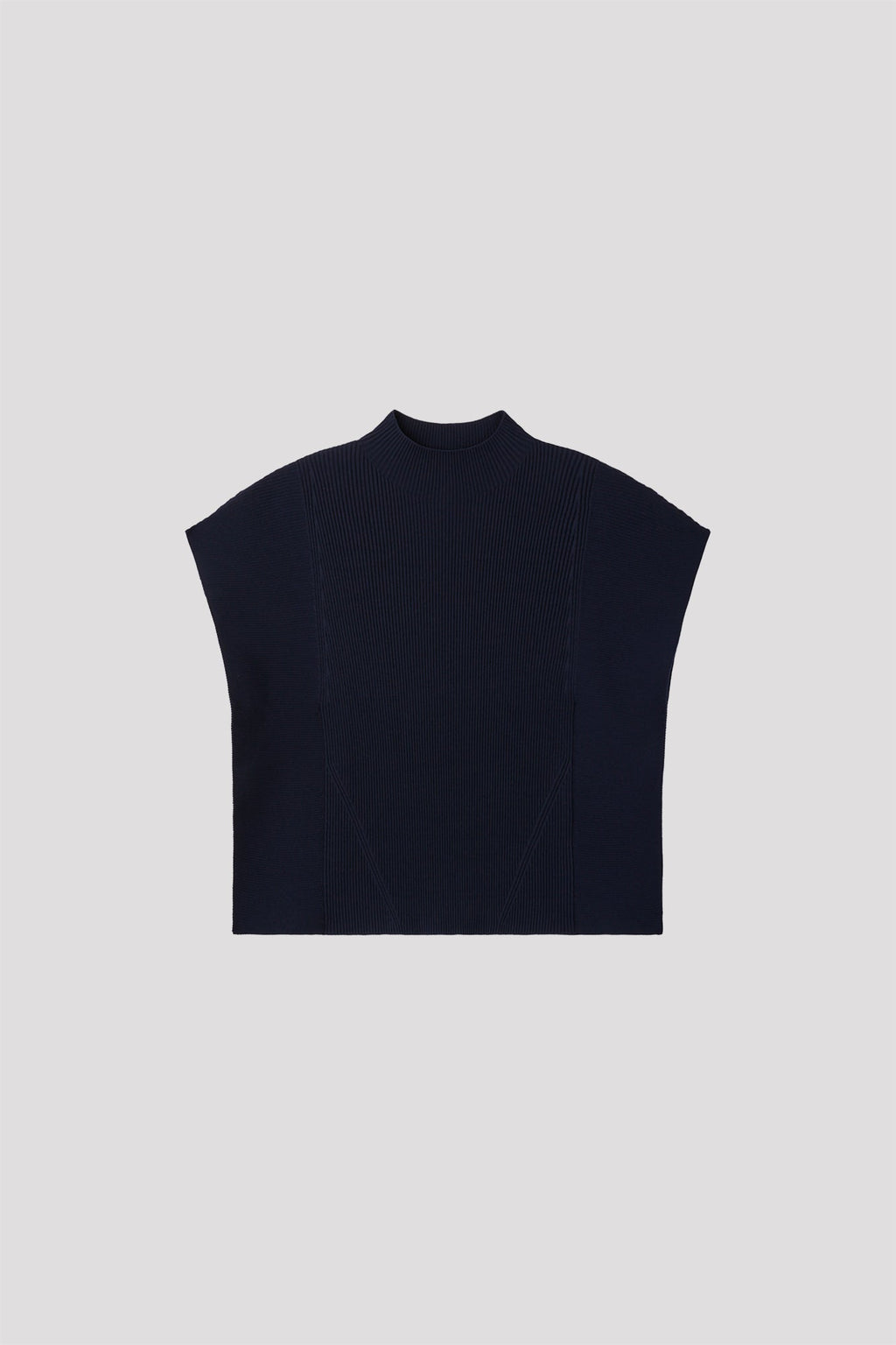PORTRAIT CREASE TOP - NAVY