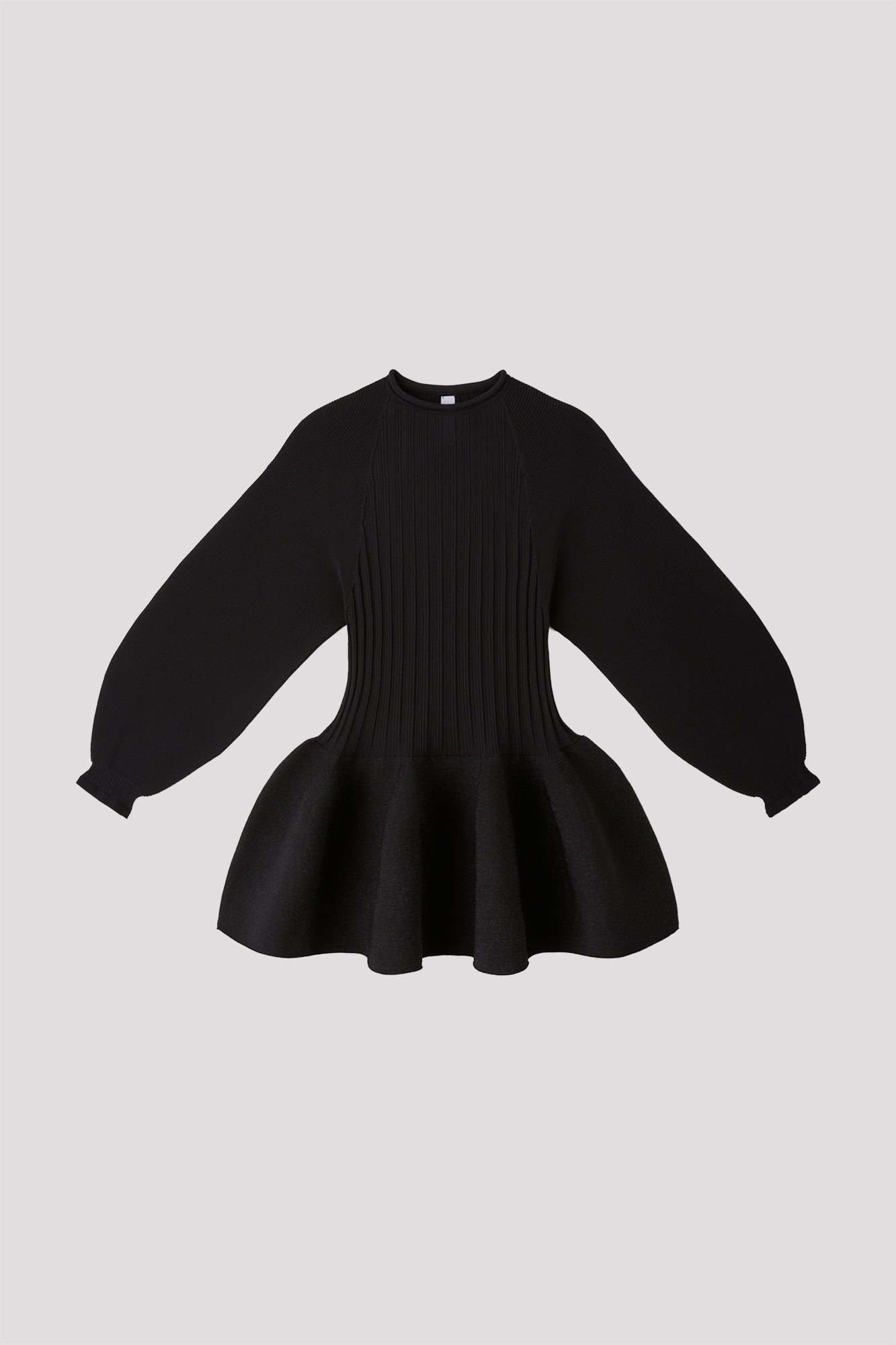 POTTERY GLITTER PUFF SLEEVE TOP - BLACK-BLACK