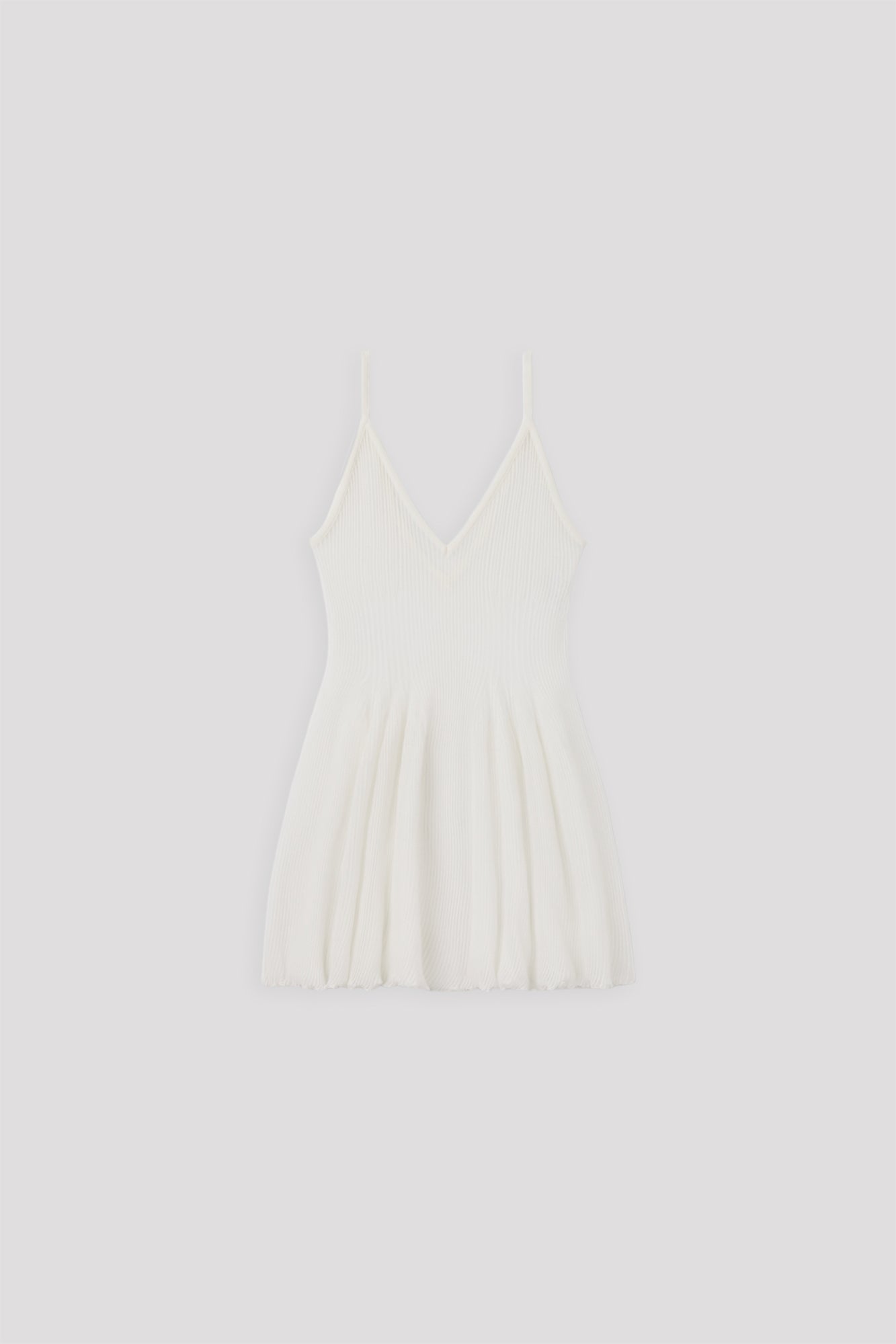 HYPHA LUCENT GLITTER CAMISOLE TOP - WHITE-OPAL