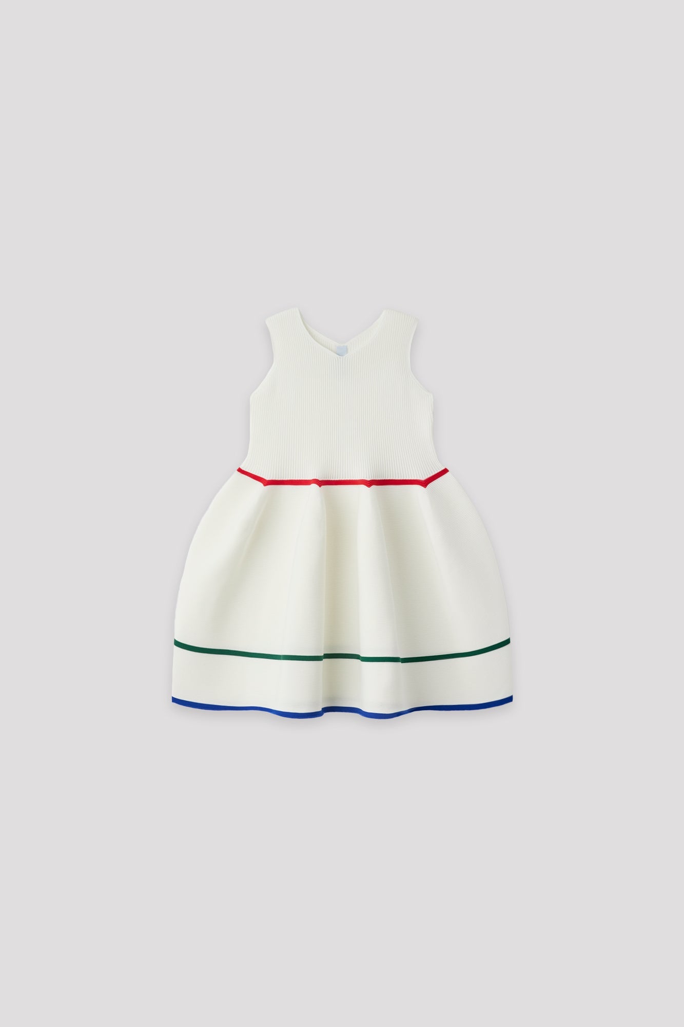 POTTERY KIDS SLEEVELESS DRESS - WHITE MULTI 7