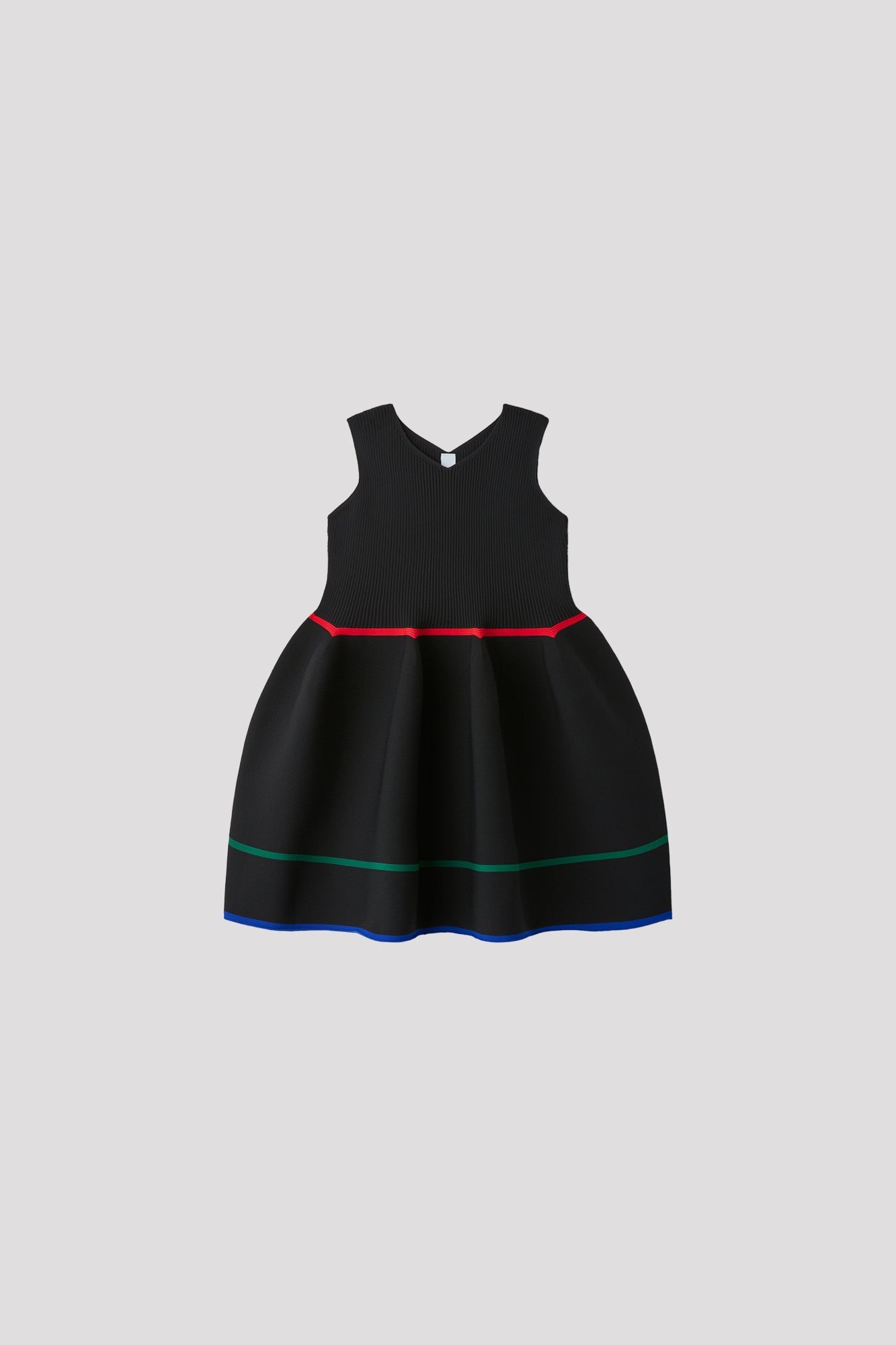 POTTERY KIDS SLEEVELESS DRESS - BLACK MULTI 10