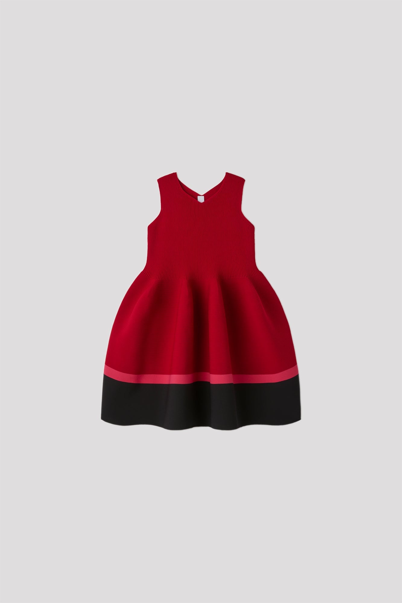 POTTERY KIDS SLEEVELESS DRESS - MAROON RED MULTI