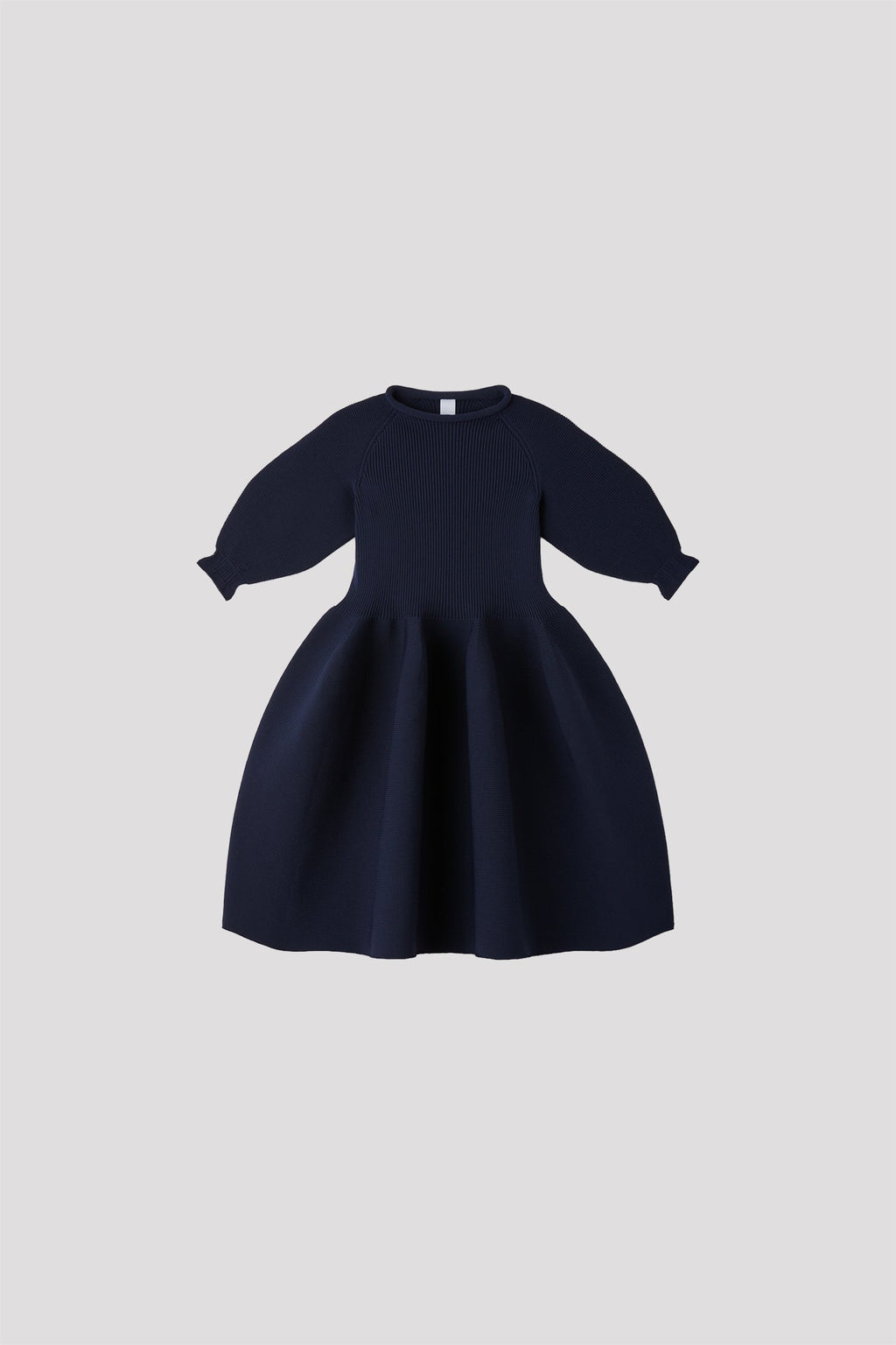 POTTERY KID PUFF SLEEVE DRESS - NAVY