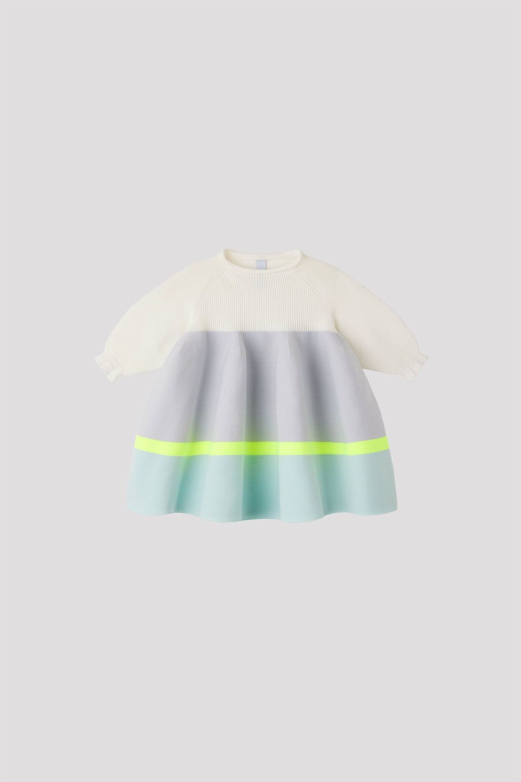 POTTERY KID PUFF SLEEVE TOP - HAZE GRAY MULTI