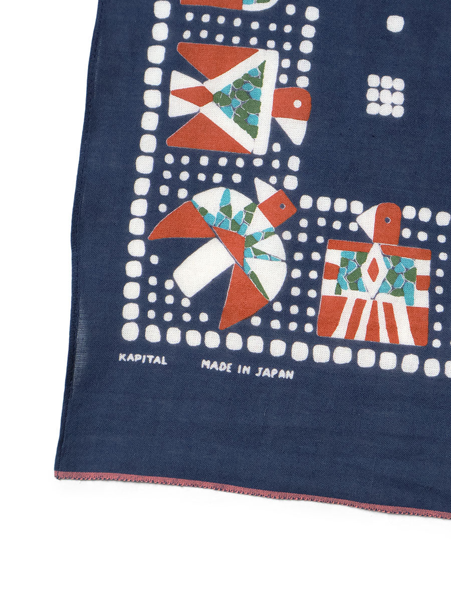 fastcolor Selvedge Bandana (THUNDER BIRD)