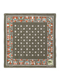 fastcolor Selvedge Bandana (THUNDER BIRD) - Khaki