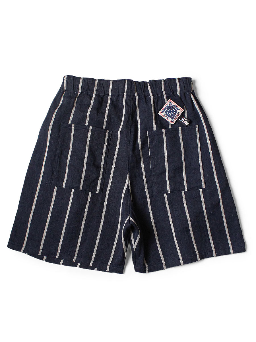 Linen Phillies Stripe Easy Beach GO Shorts