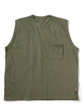 20/-Jersey Sleeveless BIG-T (1flag) - Khaki