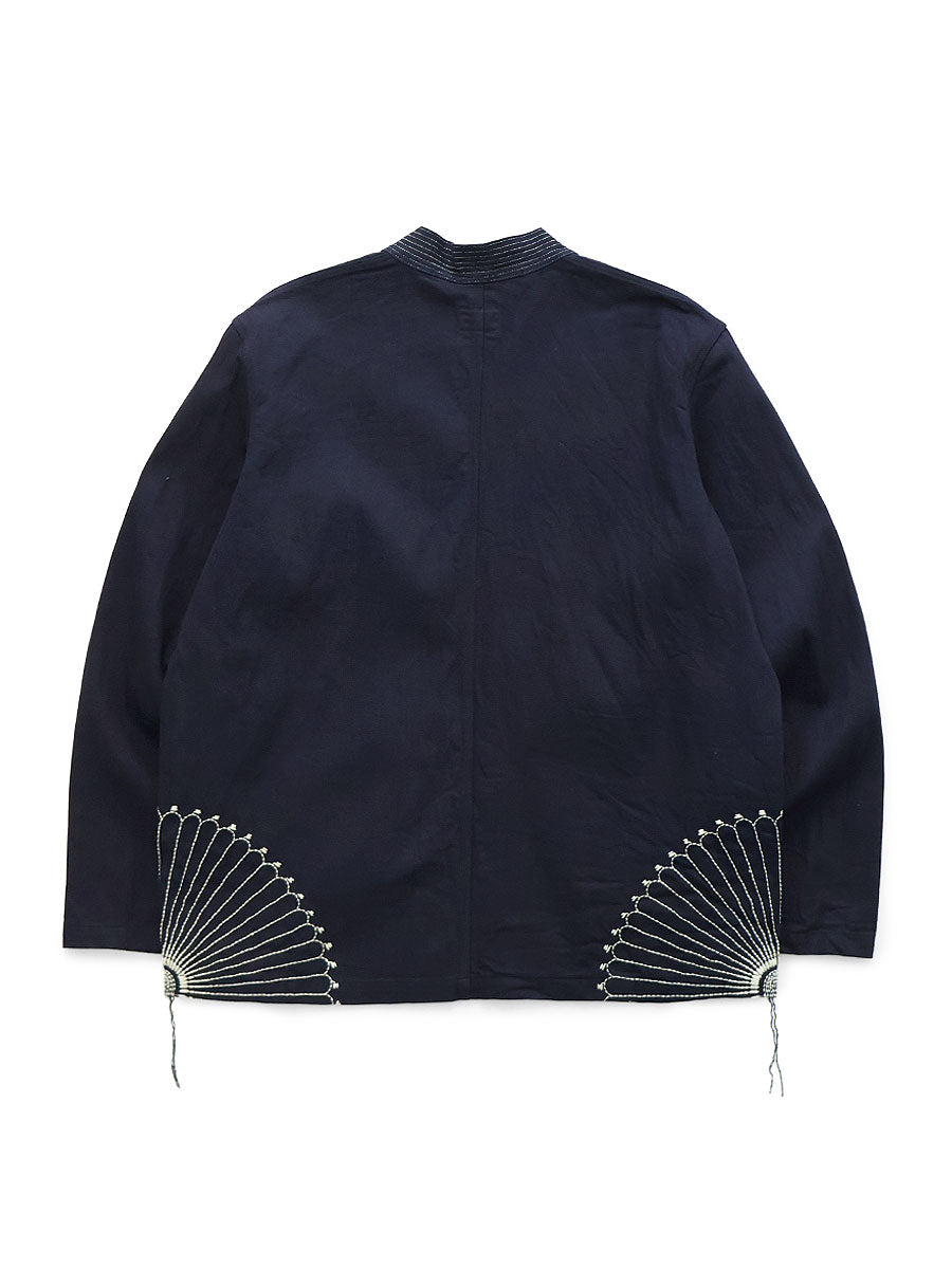 8ozIDG×IDG Denim KAKASHI Shirt (Furoshiki Embroidery)