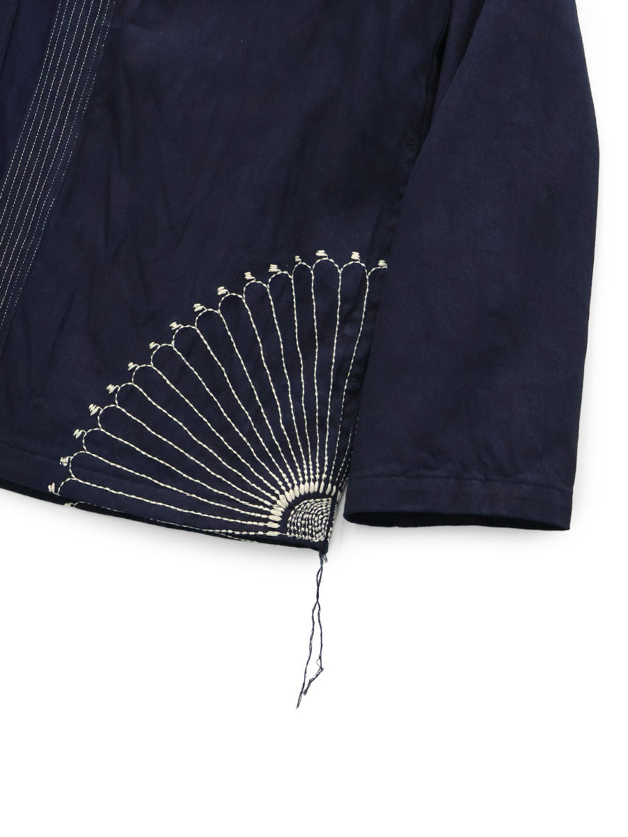 8ozIDG×IDG Denim KAKASHI Shirt (Furoshiki Embroidery)