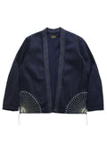 8ozIDG×IDG Denim KAKASHI Shirt (Furoshiki Embroidery) - Indigo