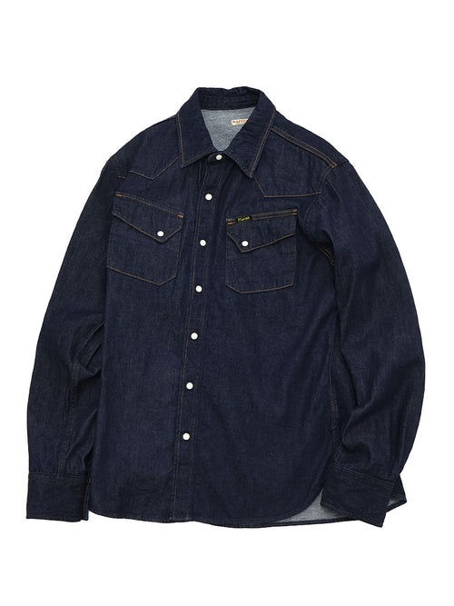 8oz Denim Western Shirt
