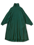 Gauze Back High Neck Bergi BIG One-Piece - Green