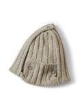 5G Wool 3x3 Rib Hunting Knit CAP - Beige