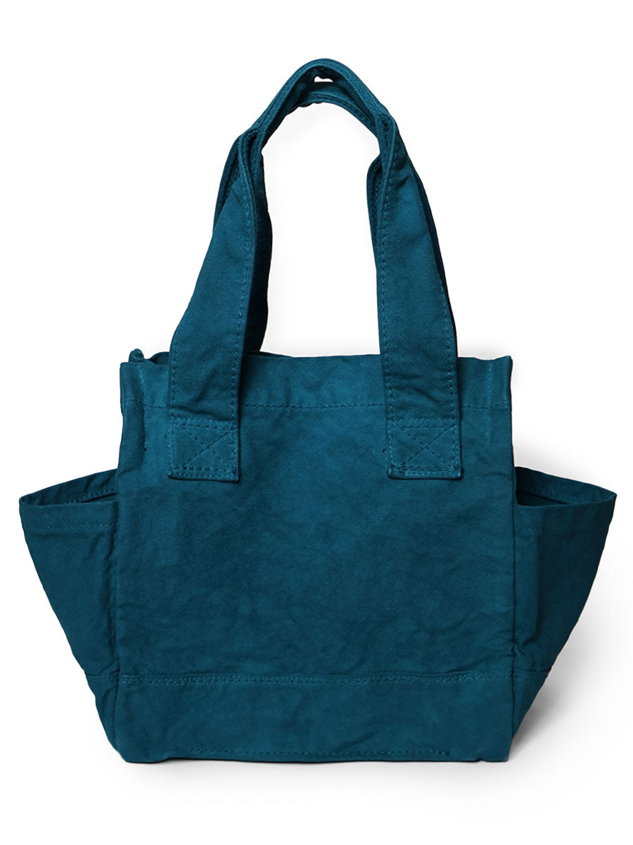 No. 6 Canvas Standard TOTE BAG (Small) - Peacock Blue