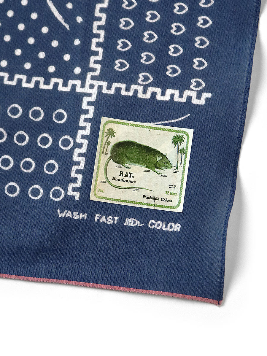 fastcolor Selvedge Bandana (MIRRORED FUJI)