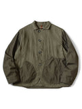 Linen Chino Cloth x Gabardin Goman Coveralls - Khaki