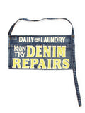 13oz Denim Damaged Short Apron (DENI... - Yellow