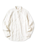 Linen Clip Shirt - White