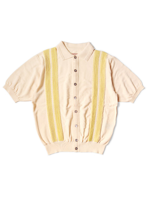 14G Cotton Knit Oyster Aloha Polo - Kinari
