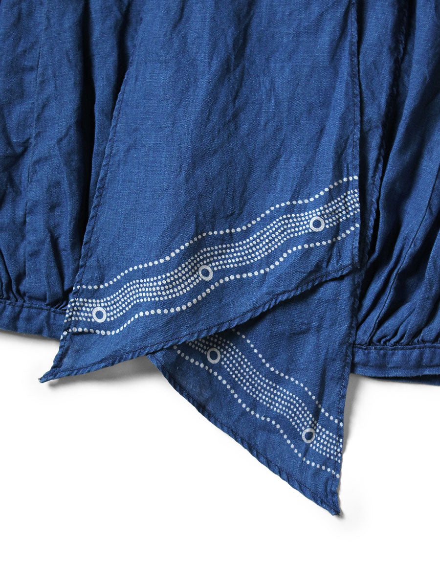 French Cross Linen 2 Ways Choker Cami (Souffle Pattern)