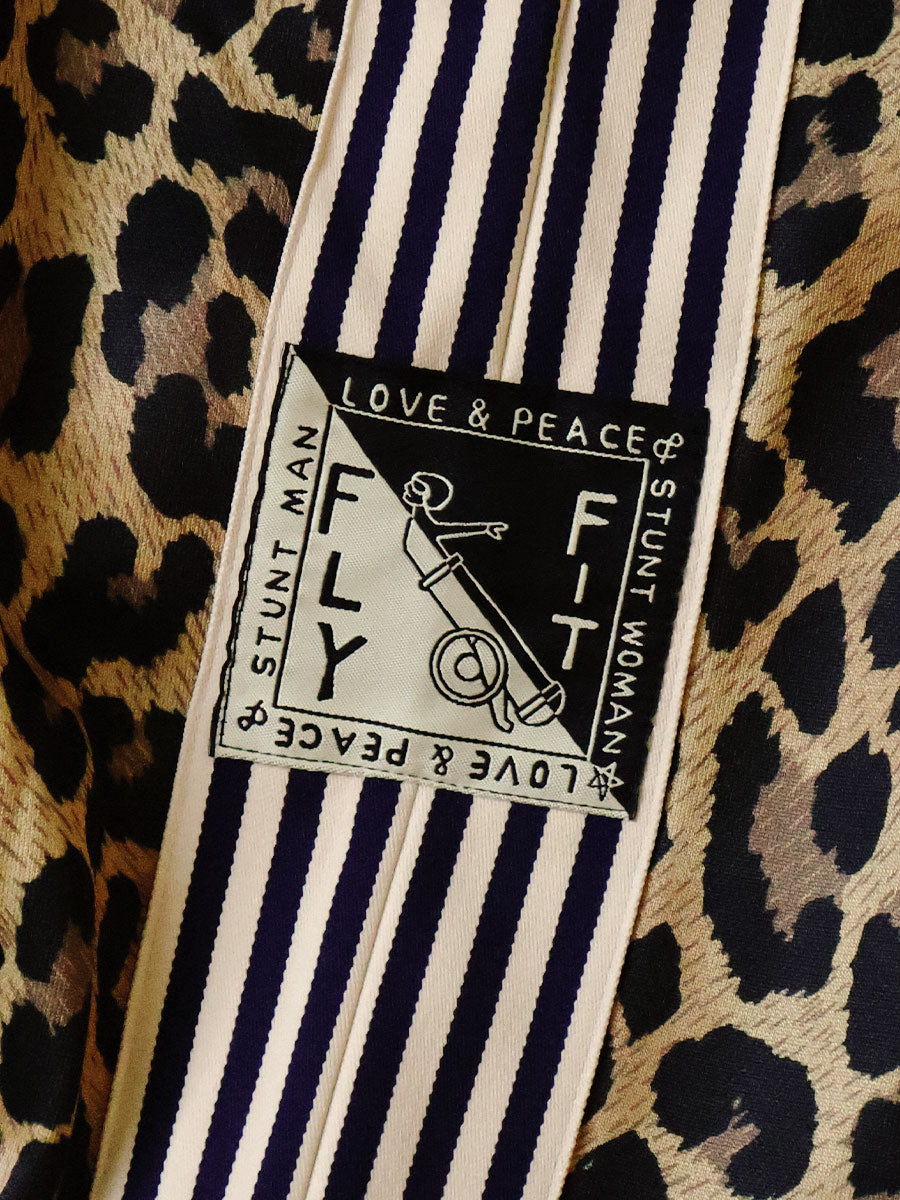 Smooth Jersey Leopard Pattern Stuntman & U...