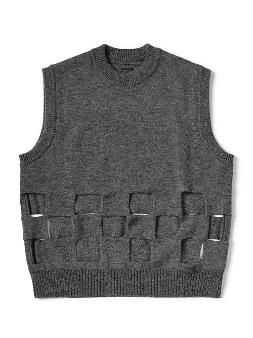 7G Wool Wind Pen BIG Vest - Charcoal