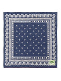 fastcolor selvedge bandana (HORSE SHOE) - Navy