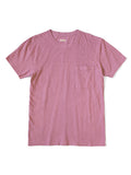 Gauze Jersey Crew Pocket T - Pink