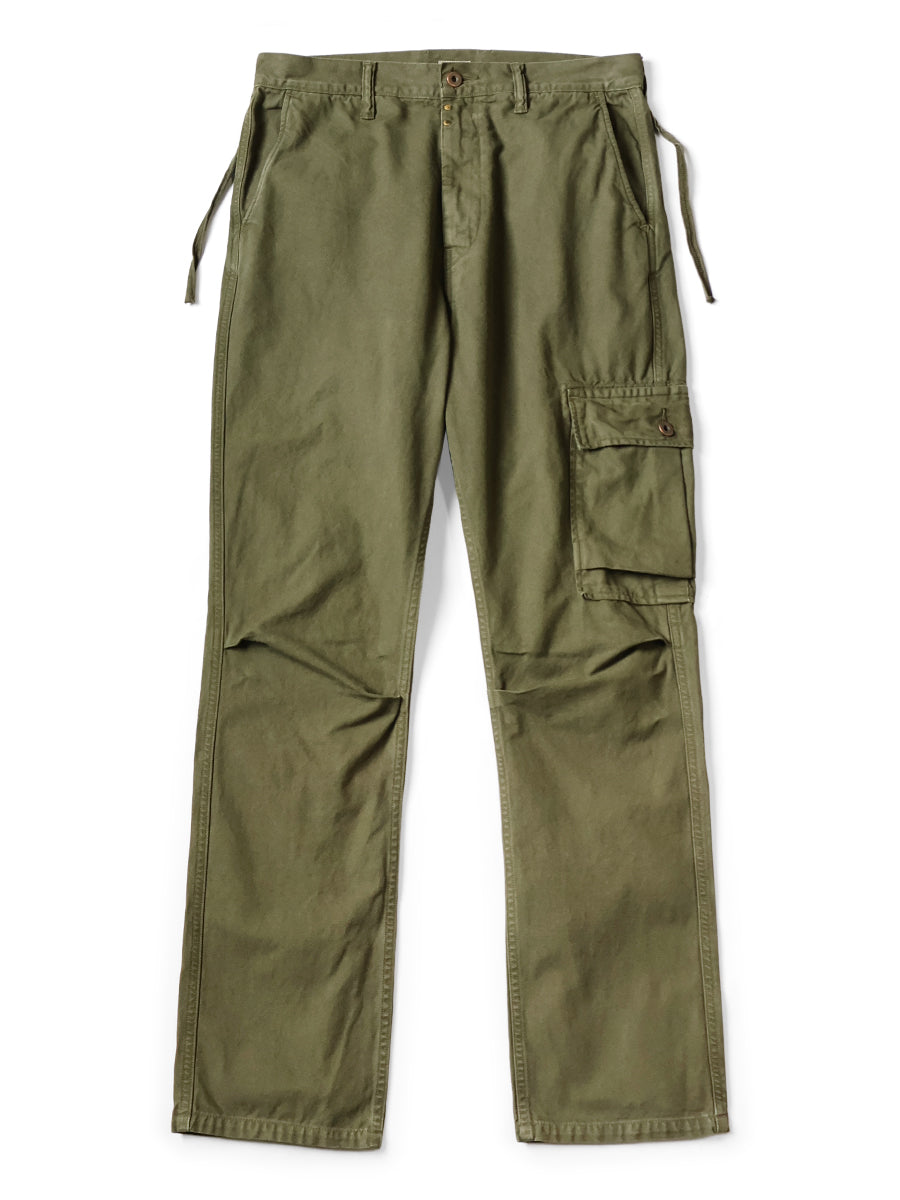 Thin Canvas Apple Man Cargo Pants - Khaki