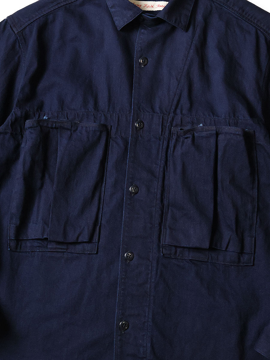 8ozIDG×IDG Denim Anorak Shirt