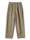 Chino High Waist Knee Pants - Beige