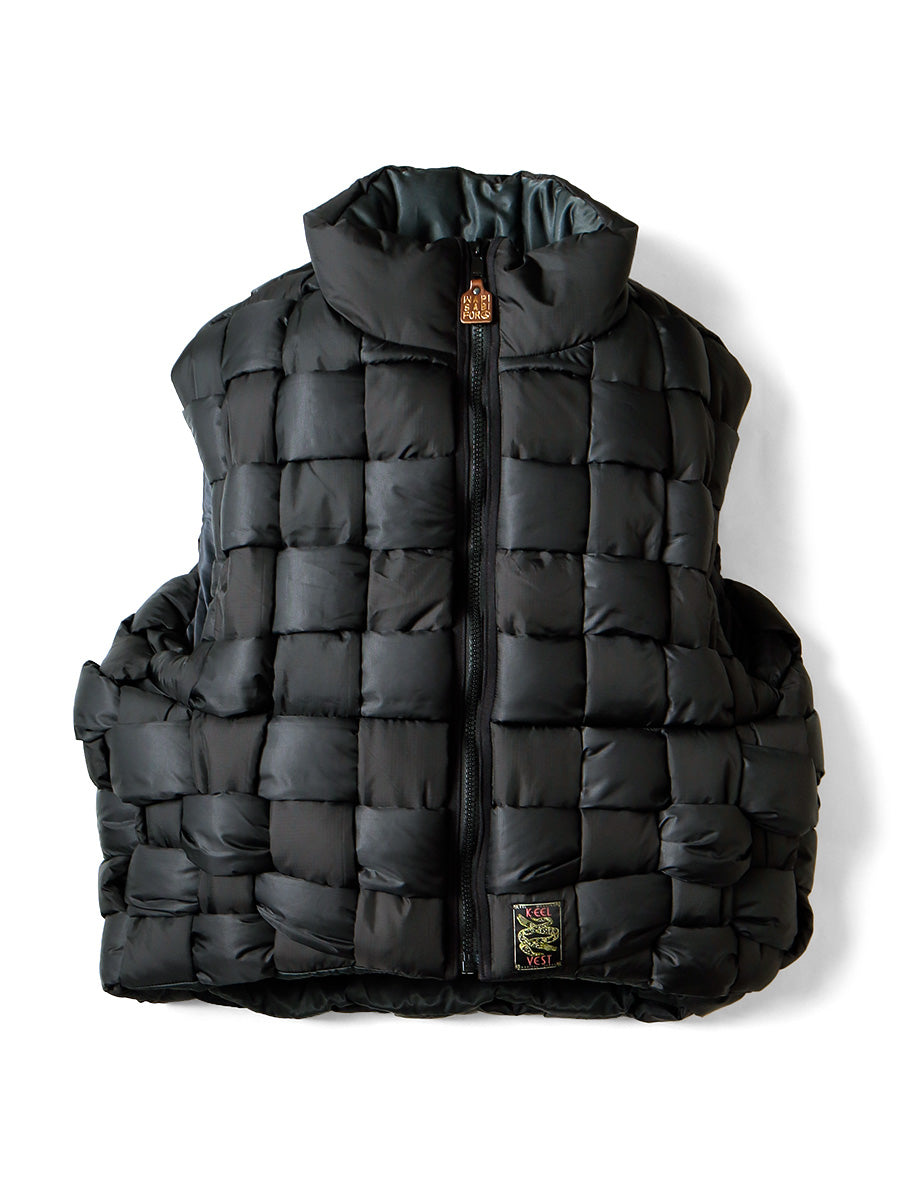Ripstop Nylon KEEL Weaving Vest - Black