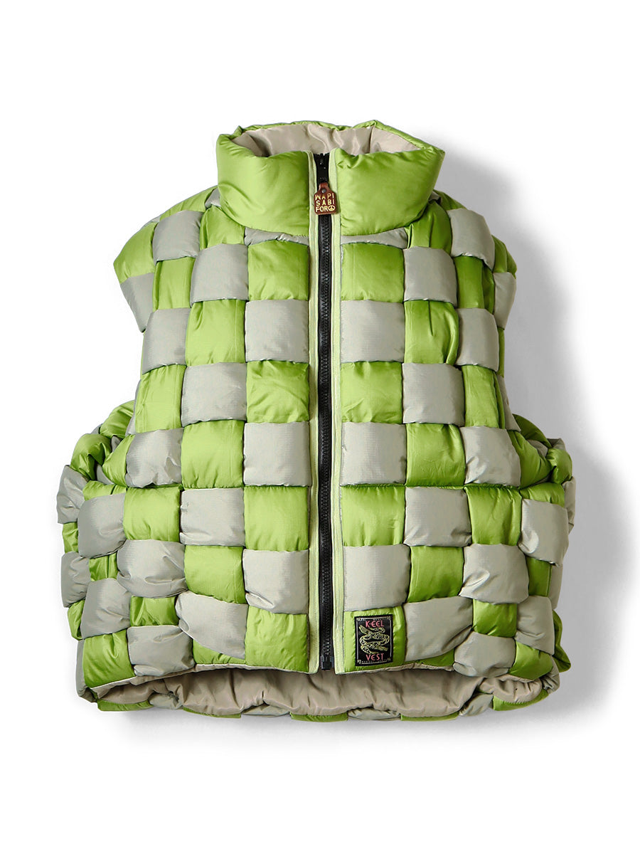 Ripstop Nylon KEEL Weaving Vest - Green
