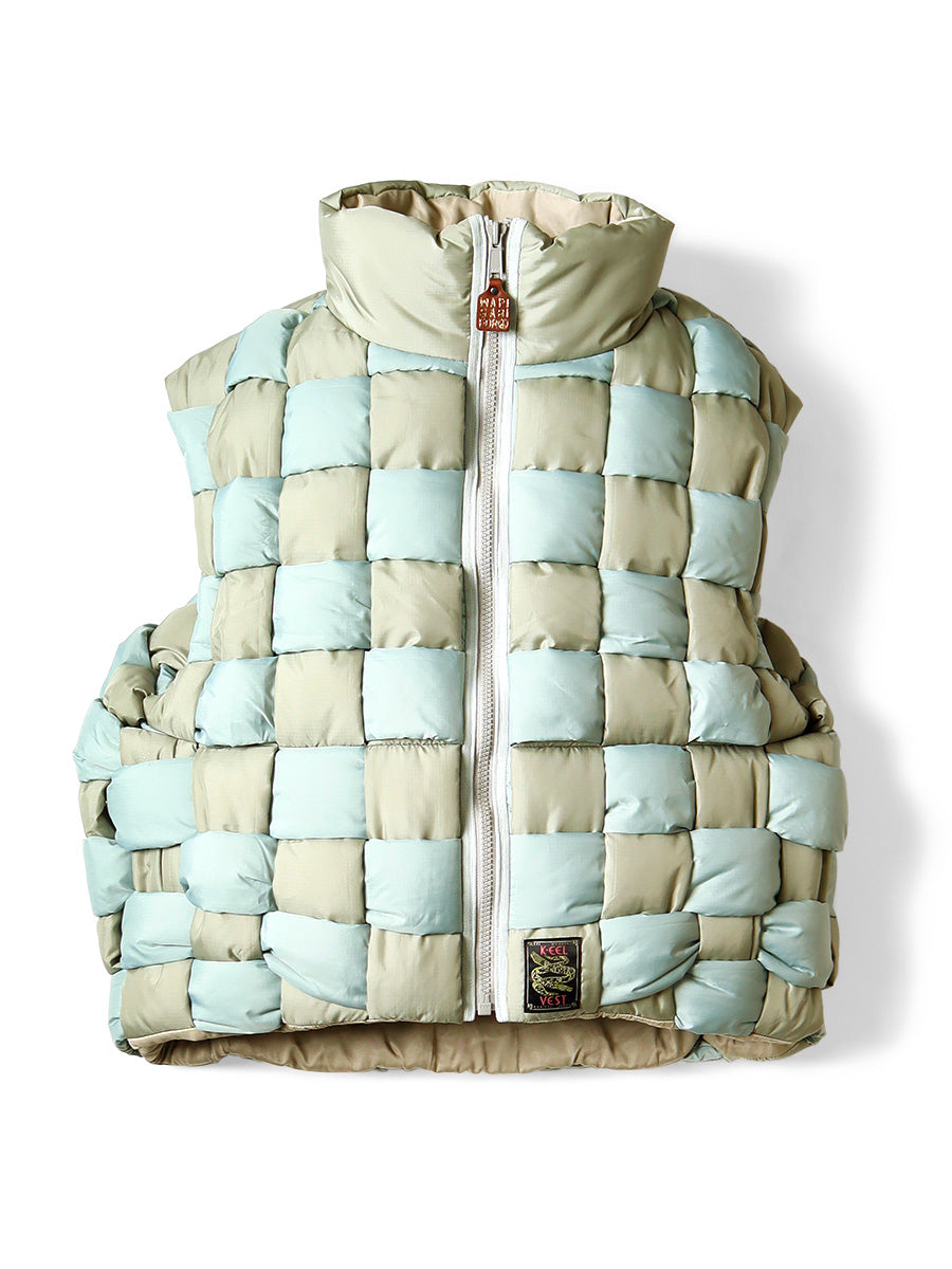 Ripstop Nylon KEEL Weaving Vest - Gray