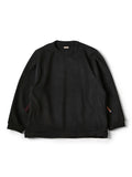 Reverse Fleece BIG Crew Sweat - Black