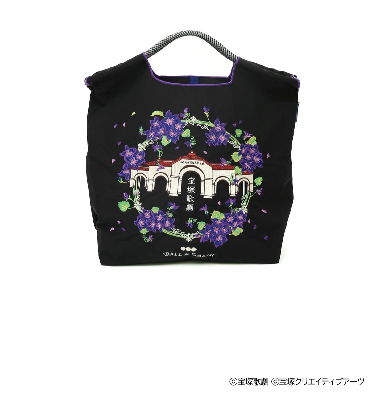 Takarazuka Revue (Suiren Flower Motif) M#01BLACK-397001 - Black