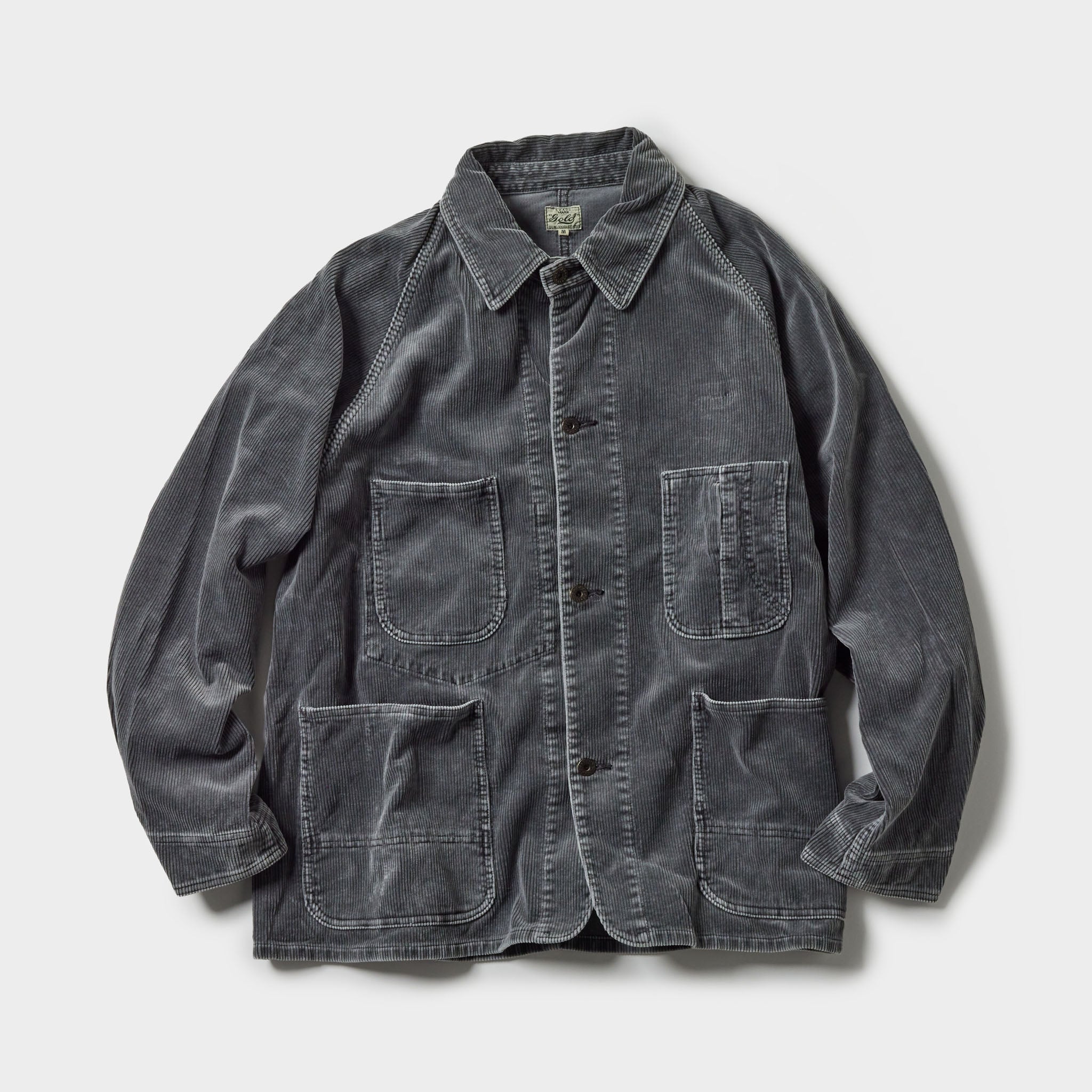 GL15738 /  9W CORDUROY WORK COAT - GRAY