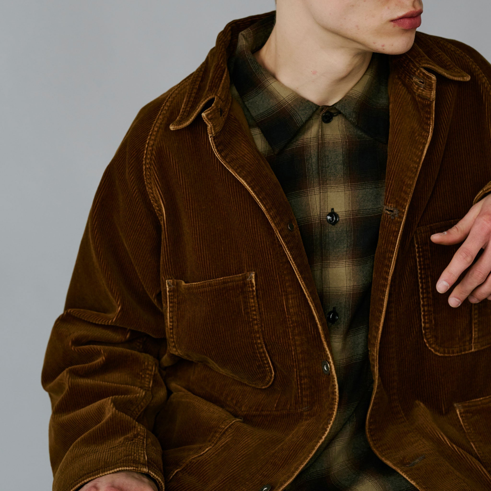 GL15738 /  9W CORDUROY WORK COAT