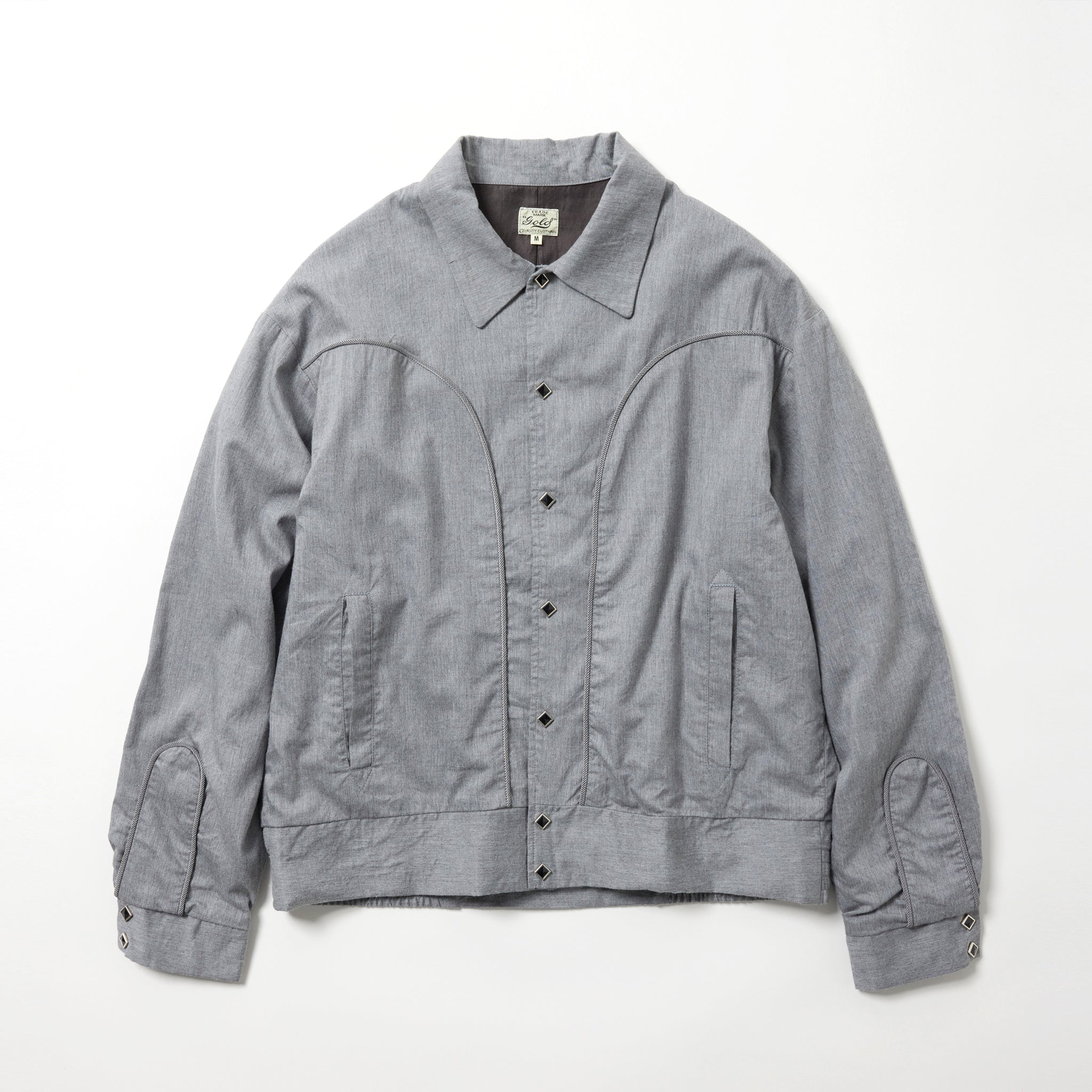 Cotton X Silk Nel Western Jacket - H.GRAY