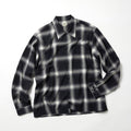 Super 140's Wool Tropical Open Shirt - BLACK