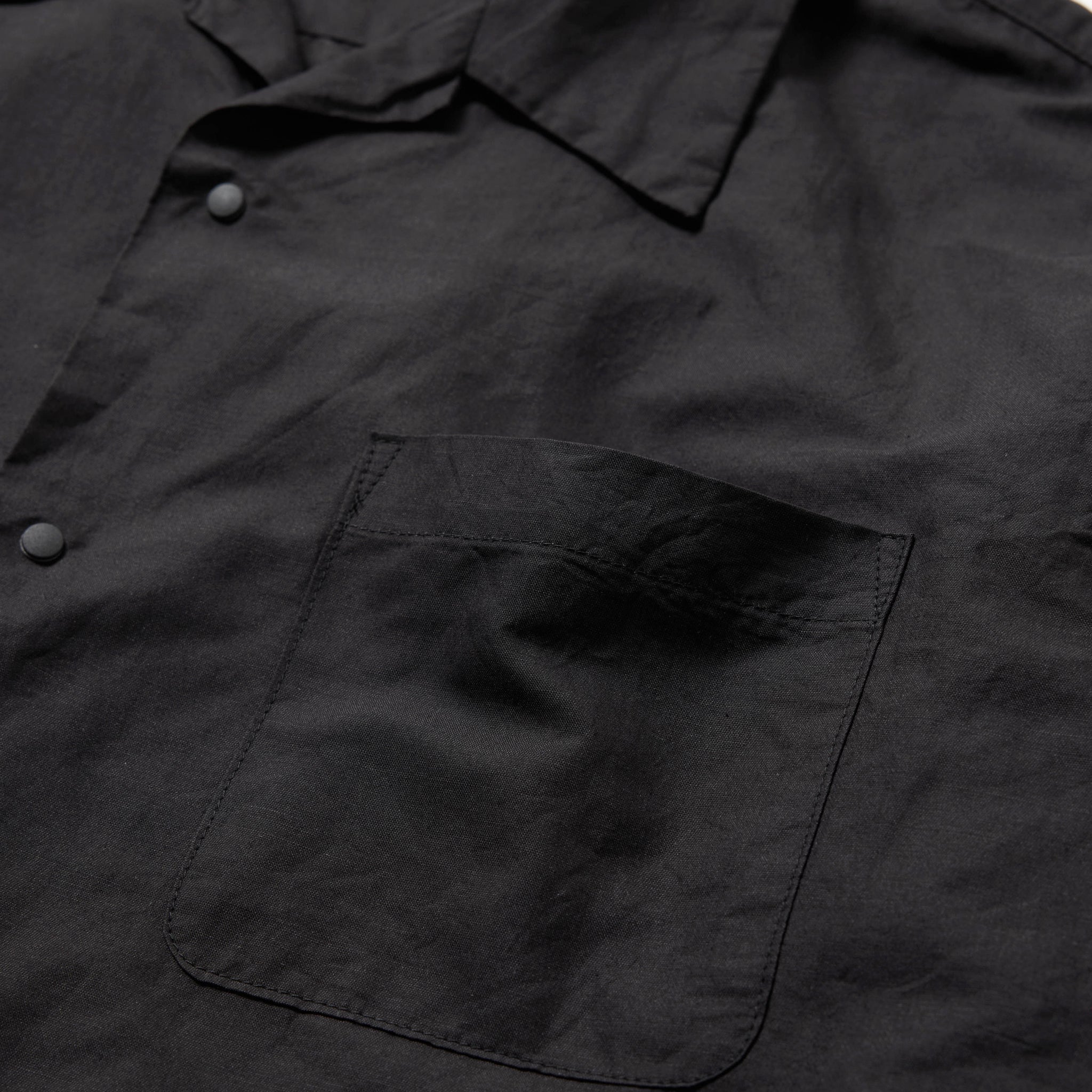 Cotton Ramie Broad Snap Shirt